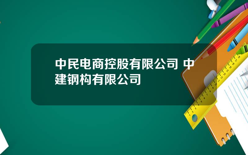 中民电商控股有限公司 中建钢构有限公司